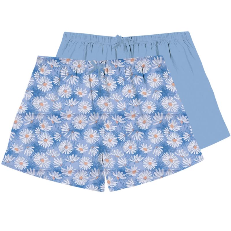Dreamy Blue Daisy Shorts